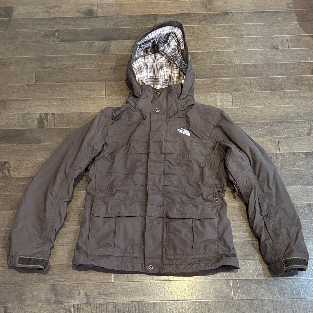 The North Face Dark Brown Hooded Jacket